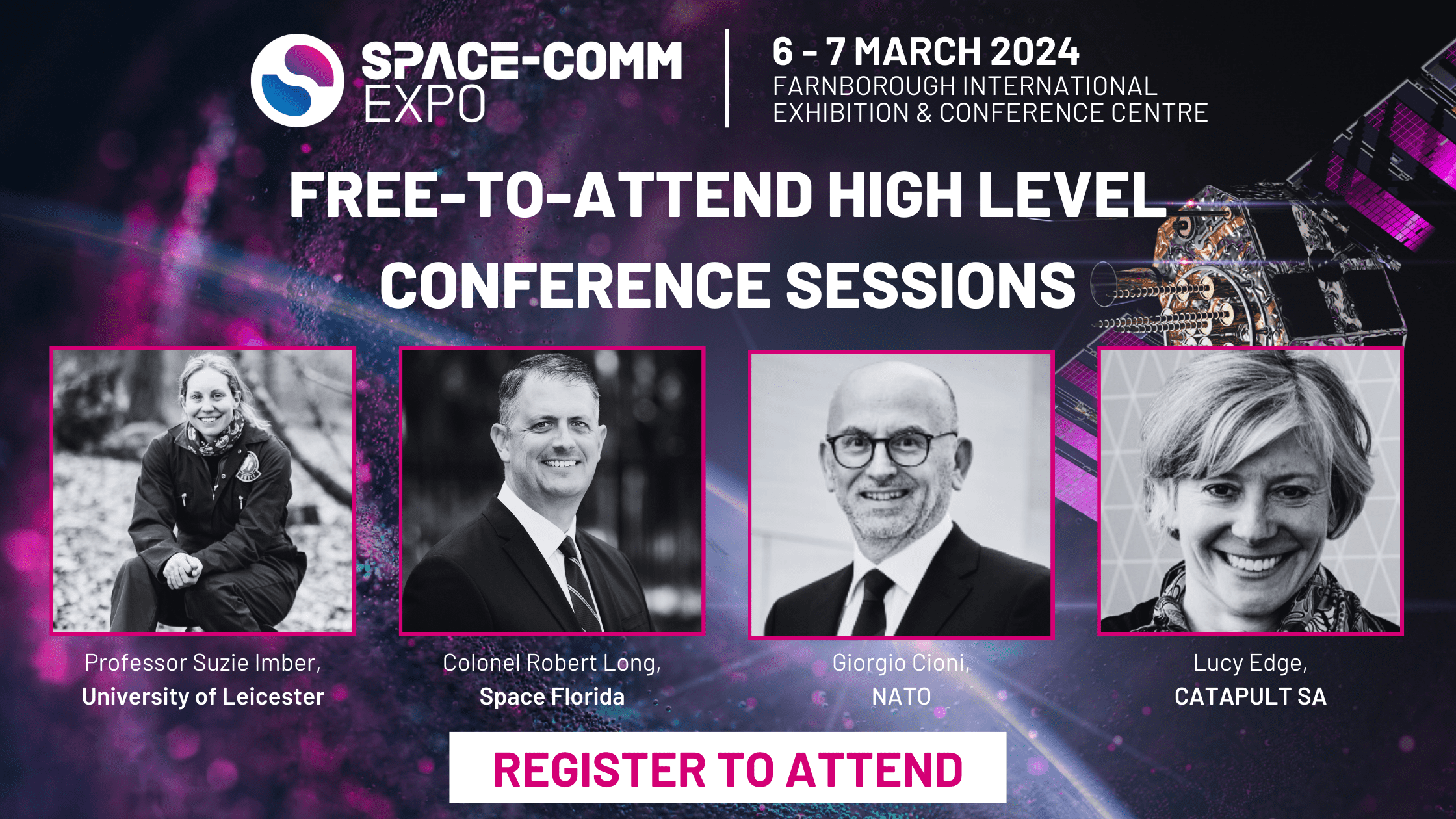 Space broadcasters, CEOs and scientists to deliver keynotes at Space-Comm Expo 2024